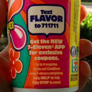 7-Eleven-SMS-Keyword-Example